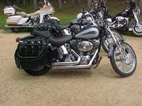 2002 Springer with Freedom Bag saddlebags - Russ - Bloomer, WI