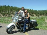 Deluxe with Freedom Bag saddlebags - Rush & Lyn- Englewood, CO