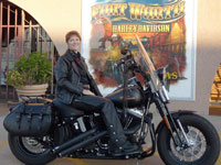 2008 Cross Bones with Iron Thunder saddlebags - Lynda - Ft. Worth, TX