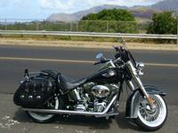 2009 Deluxe with Iron Max saddlebags - Barb & Dave - Oahu, HI