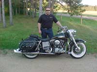 1966 FLH with Freedom Bag saddlebags - Mark - Chippewa Falls, WI