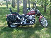 FXST with Iron Thunder saddlebags - Scott - Arcadia, WI