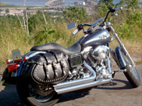 2003 Dyna Lowrider with Iron Thunder saddlebags - Lisa - Madison, WI