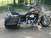 Kawasaki Nomad with Iron T saddlebags - Ole & Cheryl - Onalaska, WI