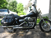 Dyna Street Bob with Freedom Bag saddlebags - Rene - Ontario, Canada