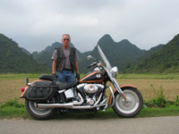 2008 Fat Boy with Freedom Bag saddlebags - Mike - Hanoi, Vietnam