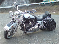 2008 FLHRC with Iron T saddlebags - Katsuya - Yokohama, Japan
