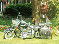 2003 FLST with Iron Max saddlebags - Nick & Rea - Rocky Point, NY