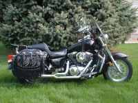 Kawasaki Vulcan with Iron Thunder saddlebags - Deb & Mark - Iowa