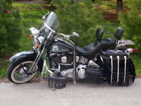 1988 FXSTS, Iron Max Saddlebags - Bob and Ann - Hubertus