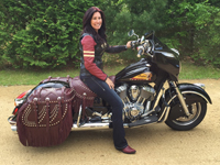 Indian Chieftain - Iron Max Saddlebags - Laura - Klock Werks